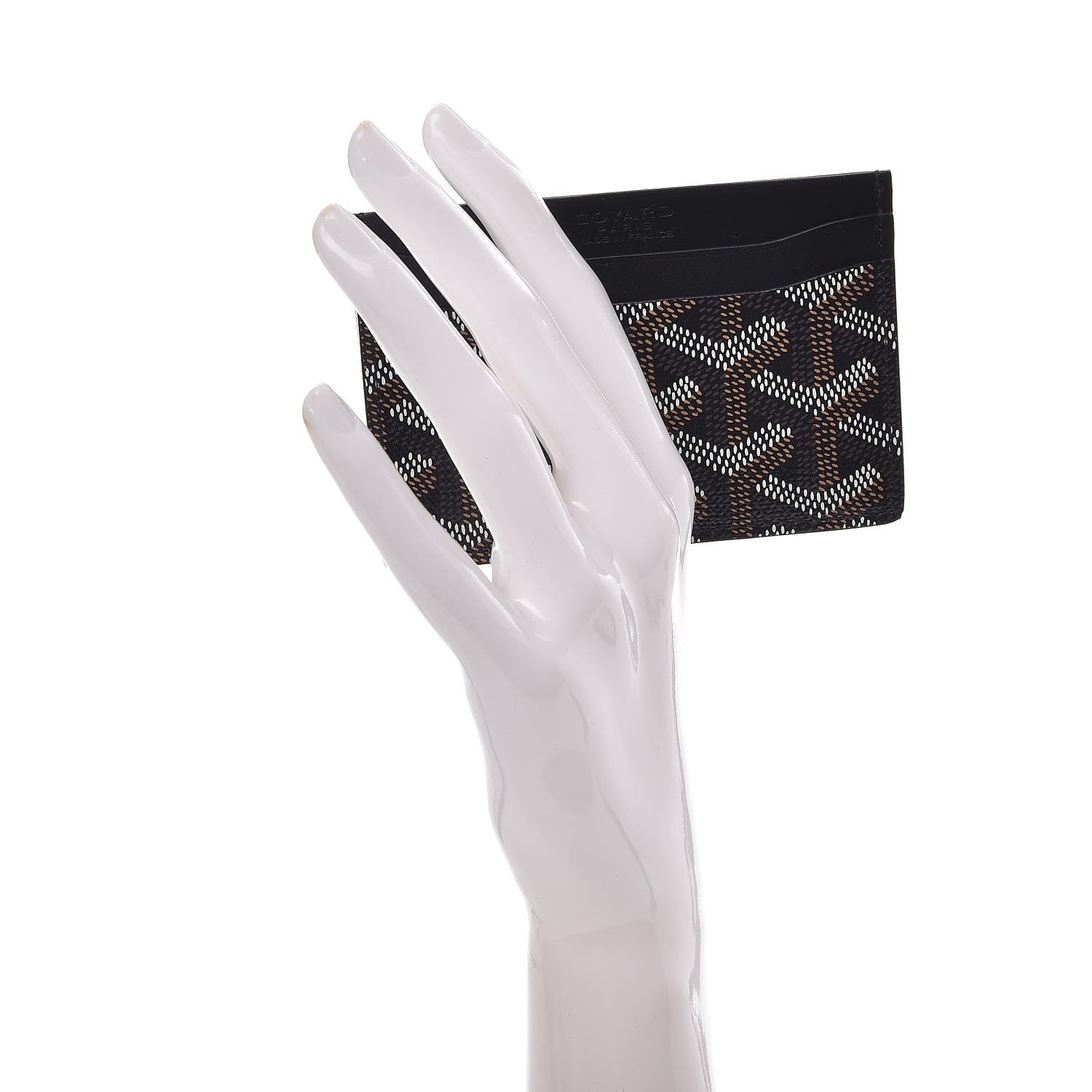 Goyard Goyardine Saint Sulpice Card Holder Black 2 of 8