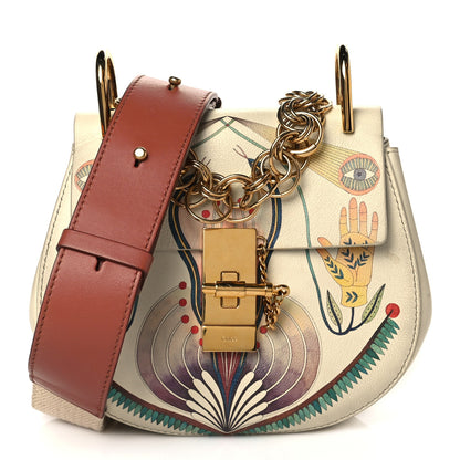 Chloe Calfskin Printed Mini Drew Bi-Color Shoulder Bag Light Multicolor 1 of 16
