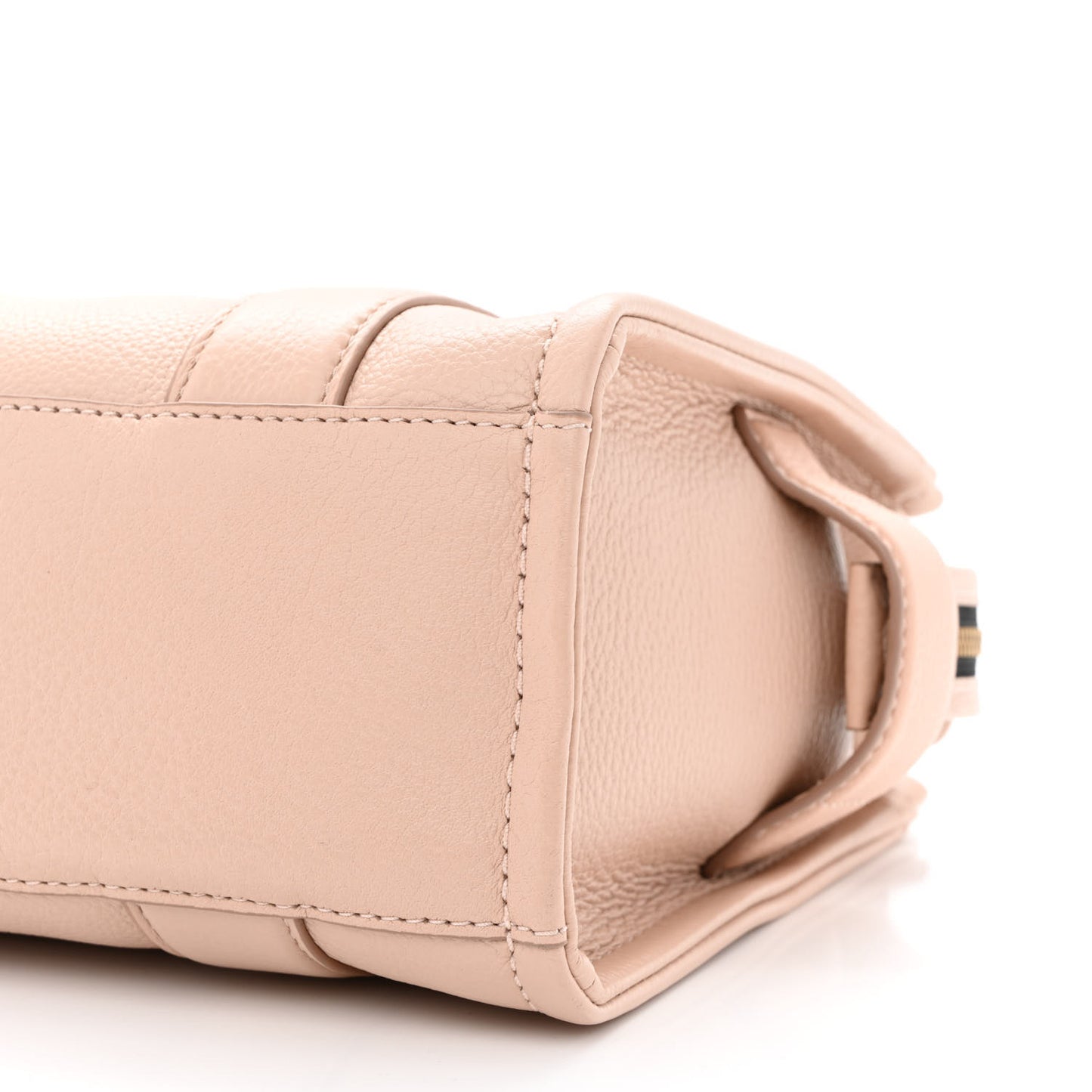 Grained Calfskin Small The Tote Bag Rose Dust