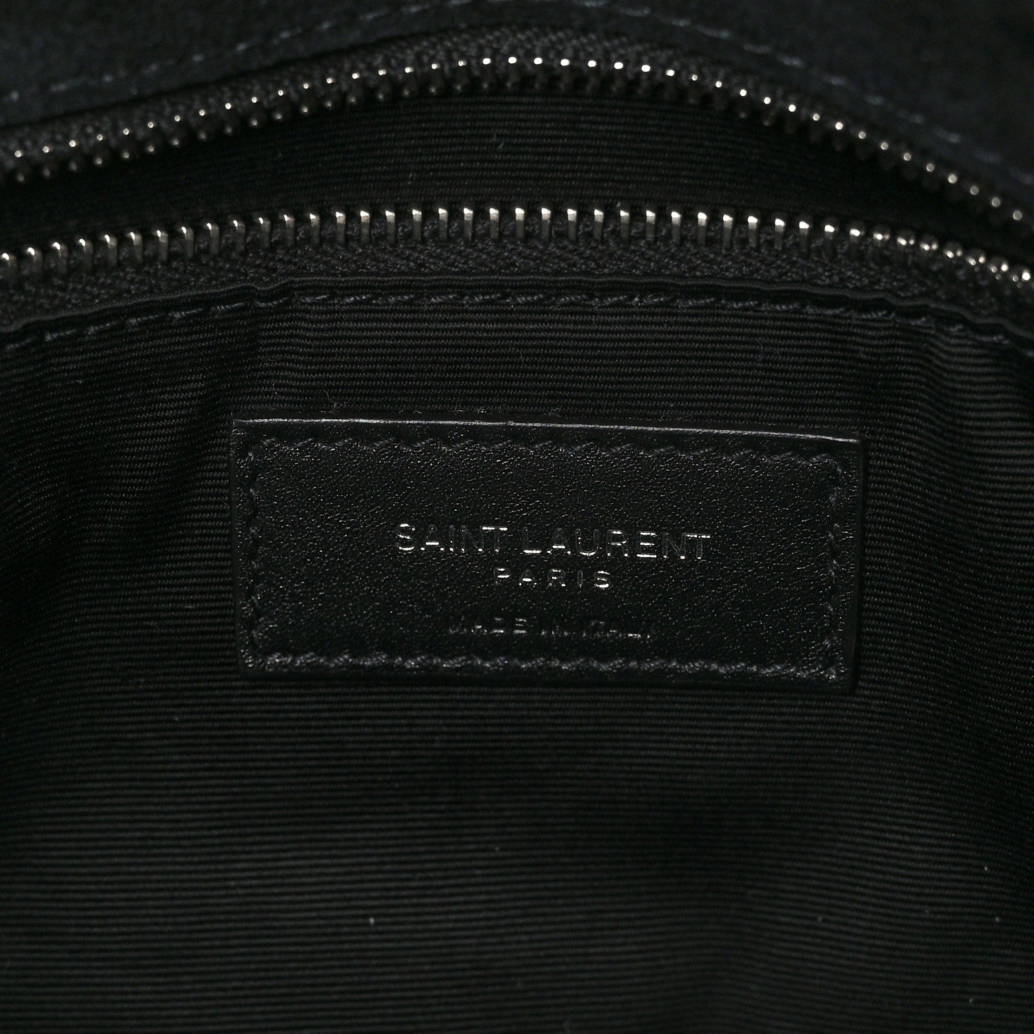 Saint Laurent Patent Lambskin Quilted Small Loulou Puffer Monogram Chain Satchel Black 6 of 9