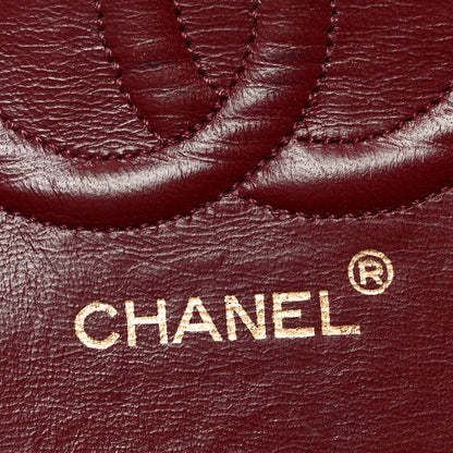 Chanel Lambskin Quilted Medium Double Flap Black 6 of 10