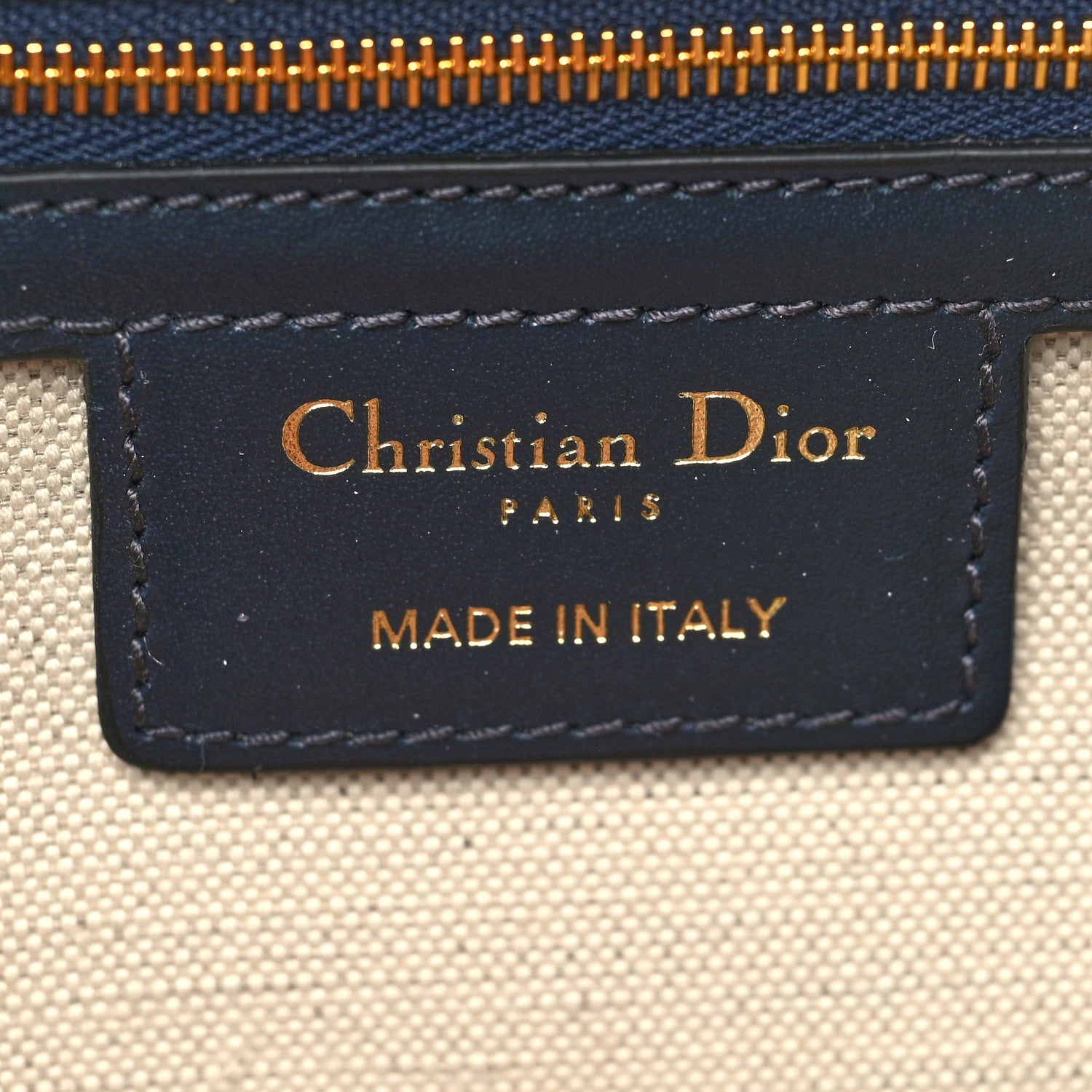 Christian Dior Oblique Large D-Vibe Bowling Bag Navy 7 of 10