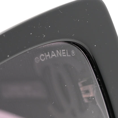 Chanel Square Polarized CC Sunglasses 5494-A Black 8 of 9