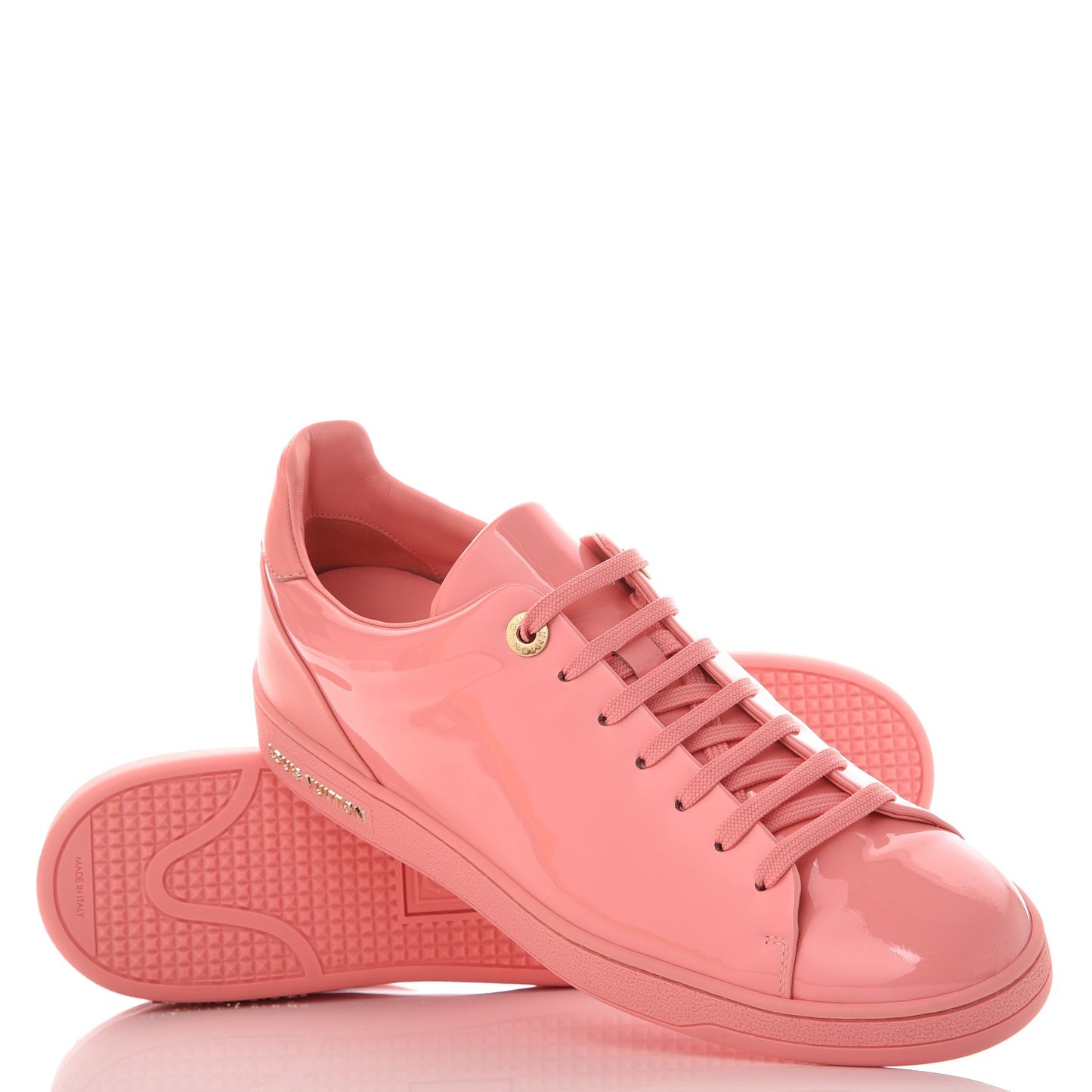 Patent Calfskin Frontrow Sneakers 39.5 Rose