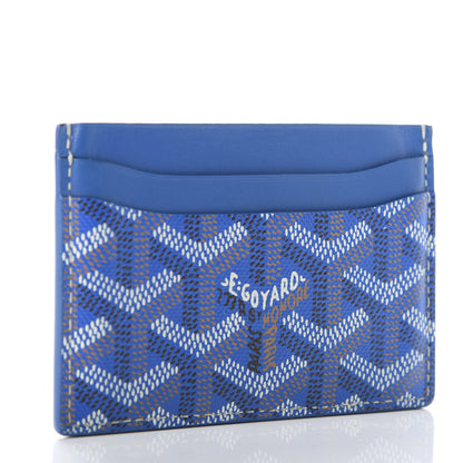 Goyard Goyardine Saint Sulpice Card Holder Sky Blue 3 of 8