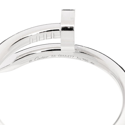 Cartier 18K White Gold Juste Un Clou Ring 64 10.75 5 of 6