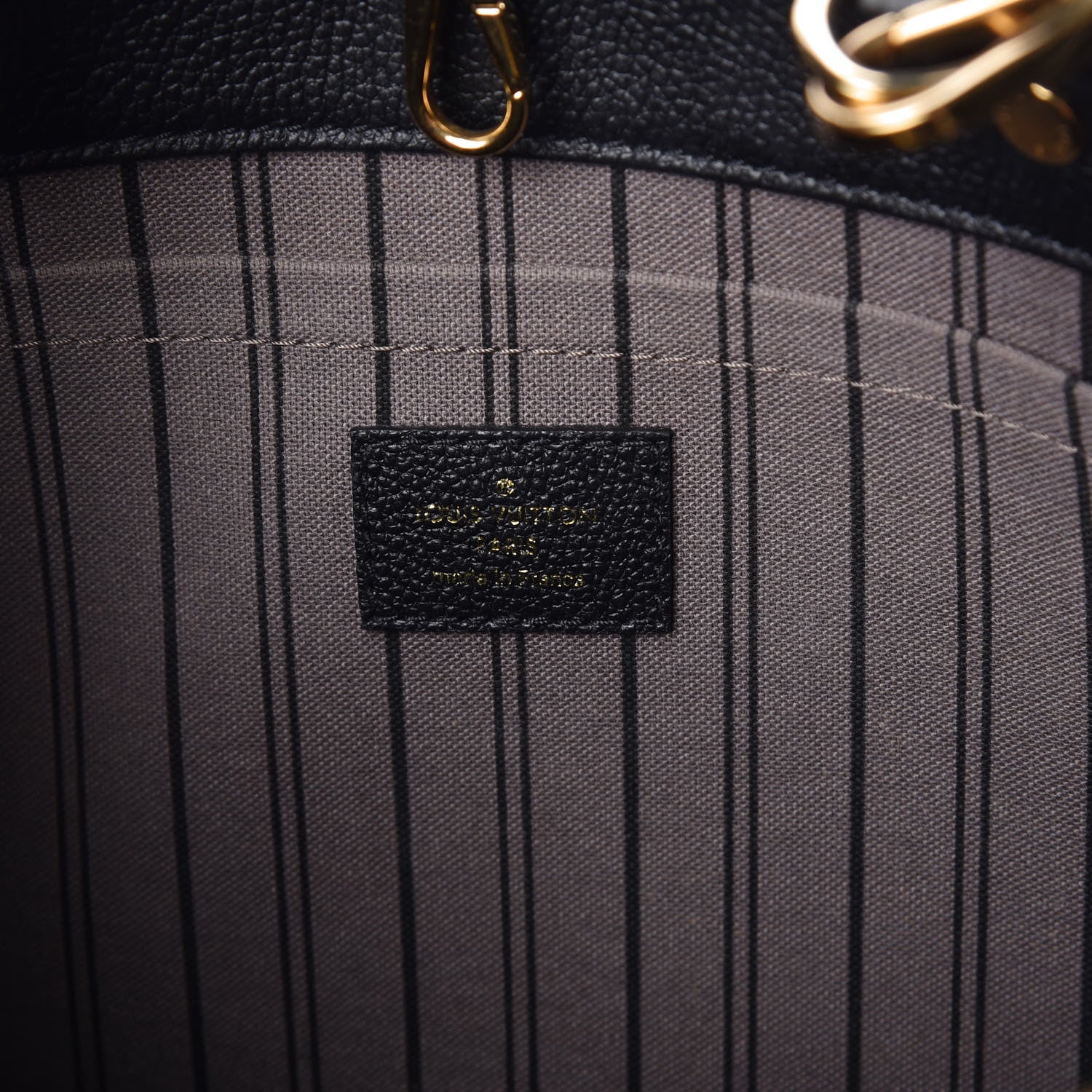 Louis Vuitton Empreinte Montaigne MM Black 7 of 10
