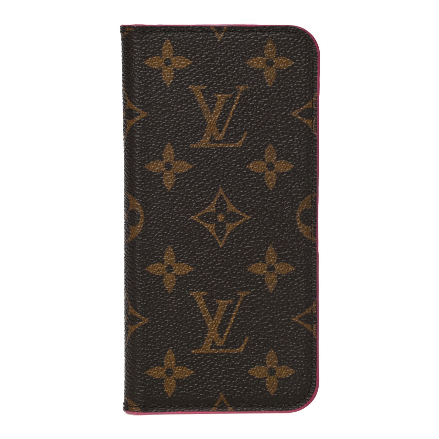 Monogram iPhone X Folio Case Rose Pop
