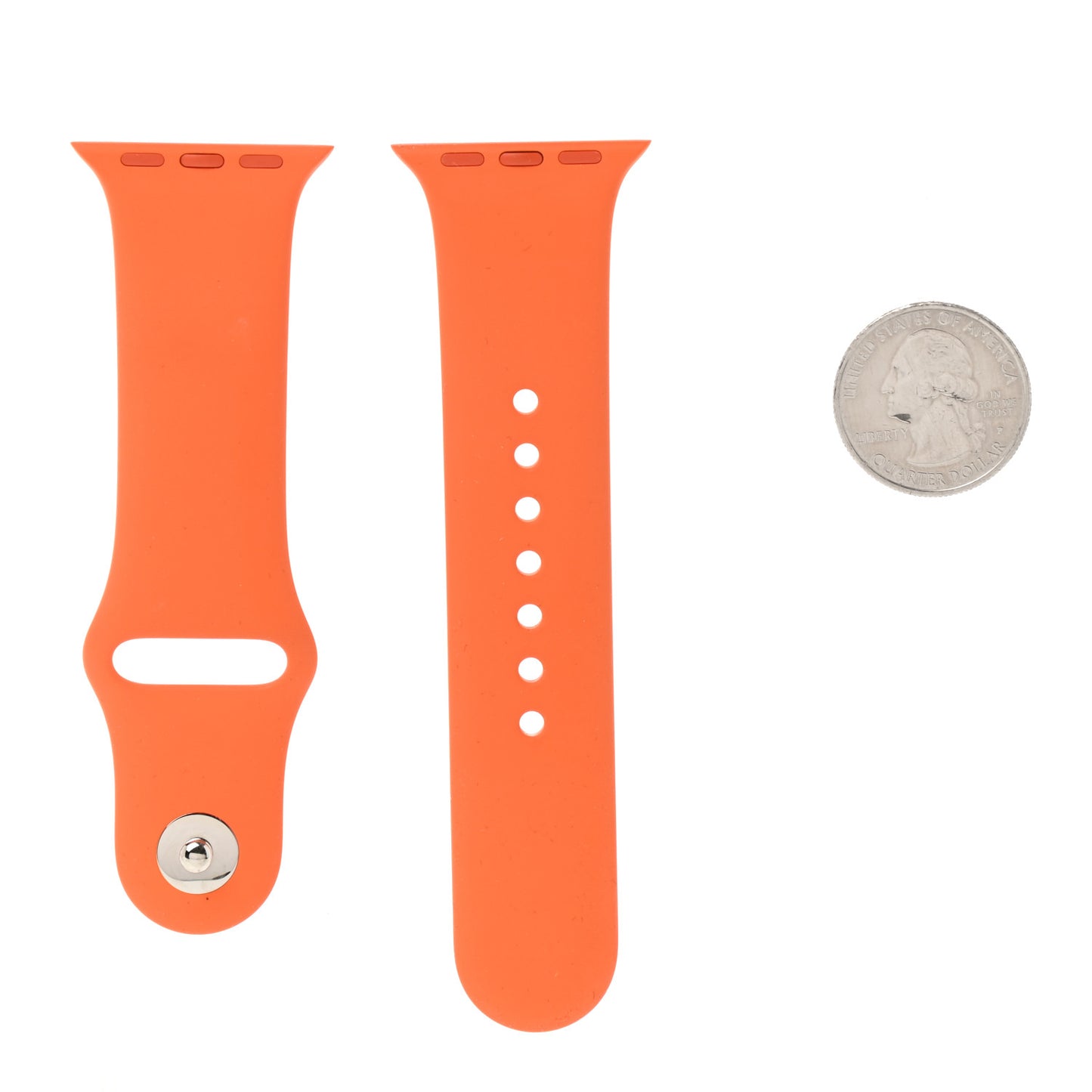 Silicone 41mm Apple Sports Watch Single Tour Band Orange