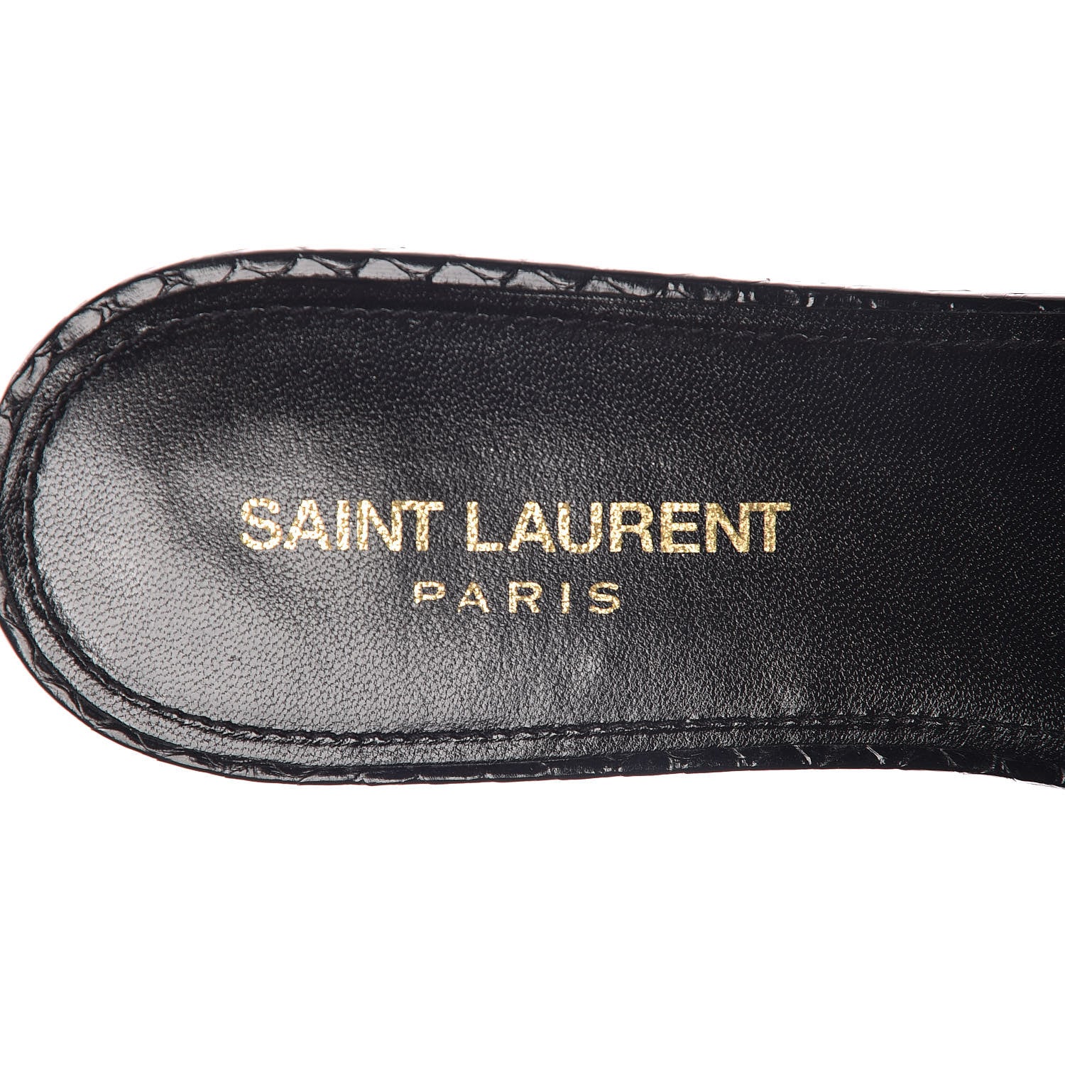 Saint Laurent Calfskin Calf Hair Nu Pied 05 Slide Sandals 40.5 Safari 6 of 8