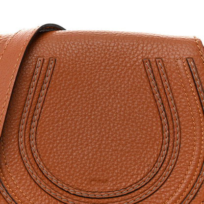 Chloe Calfskin Mini Marcie Round Crossbody Bag Tan 9 of 15