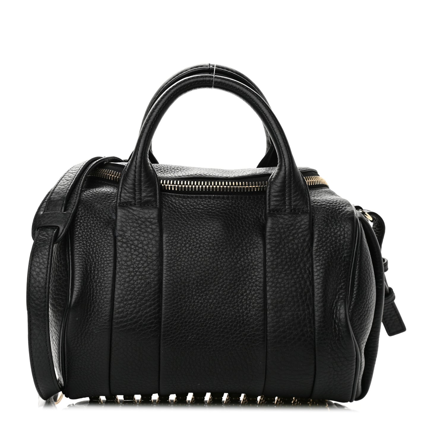 Pebbled Lambskin Rockie Black Rhodium Hardware