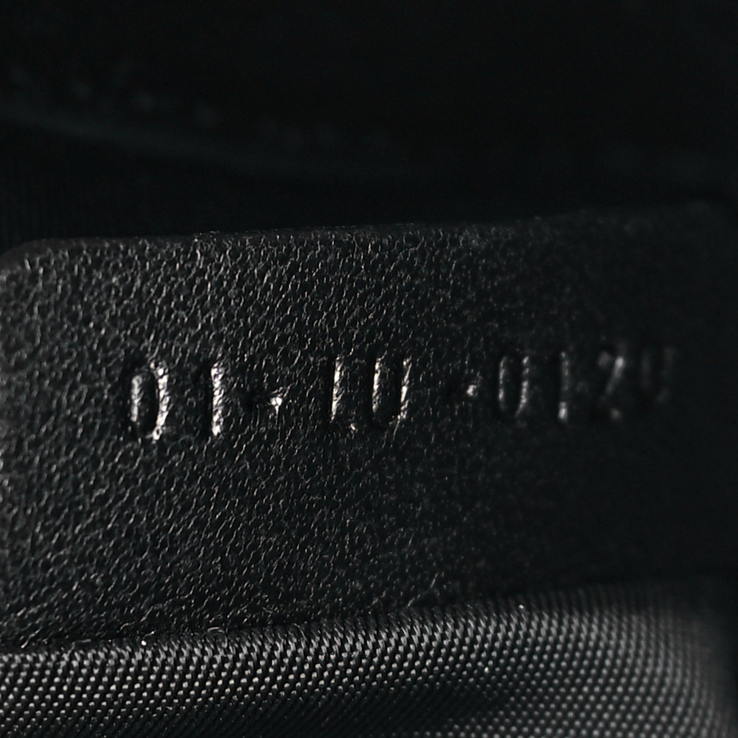 Patent Cannage Lady Dior Pochette Black