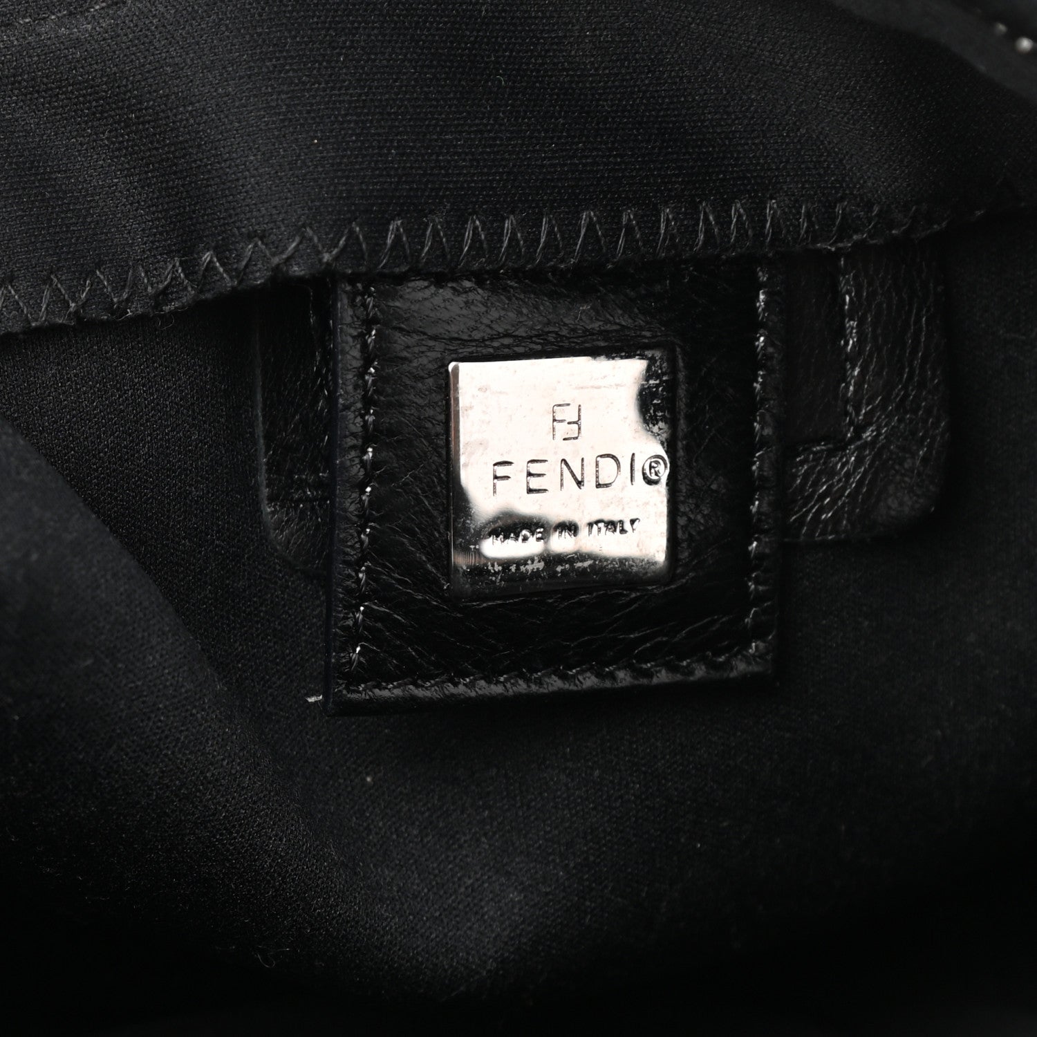 Fendi Neoprene Baguette Black 6 of 12