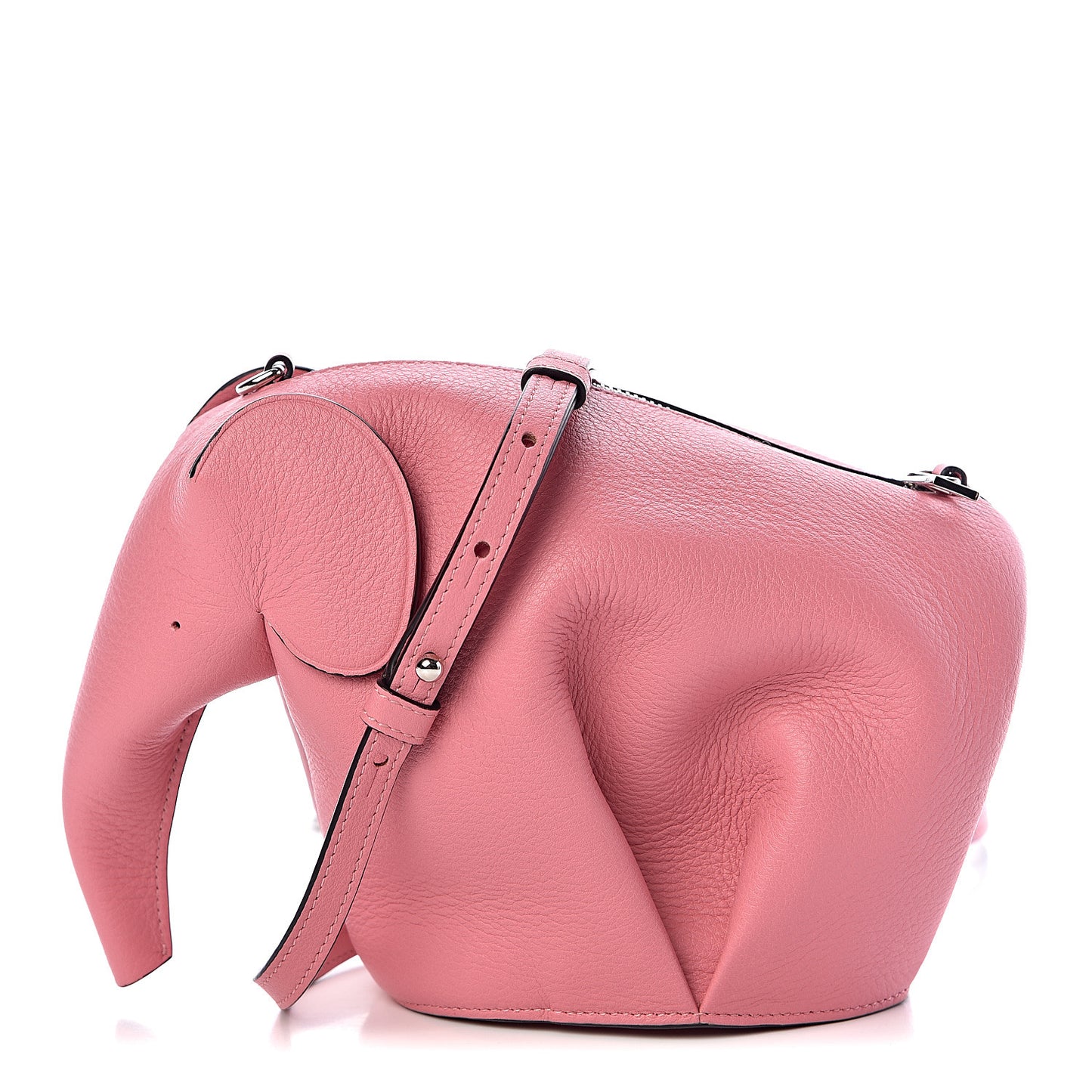 Calfskin Mini Elephant Crossbody Bag Candy