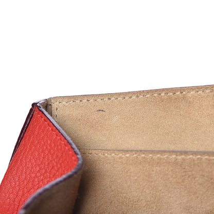 Chloe Grained Lambskin Drew Shoulder Bag Plaid Red 12 of 18