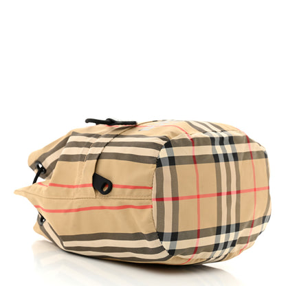Burberry Econyl Icon Stripe Phoebe Drawcord Pouch Archive Beige 4 of 10