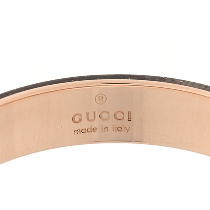 Gucci 18K Yellow Gold 4mm Icon Thin Band Ring 58 8.25 4 of 4