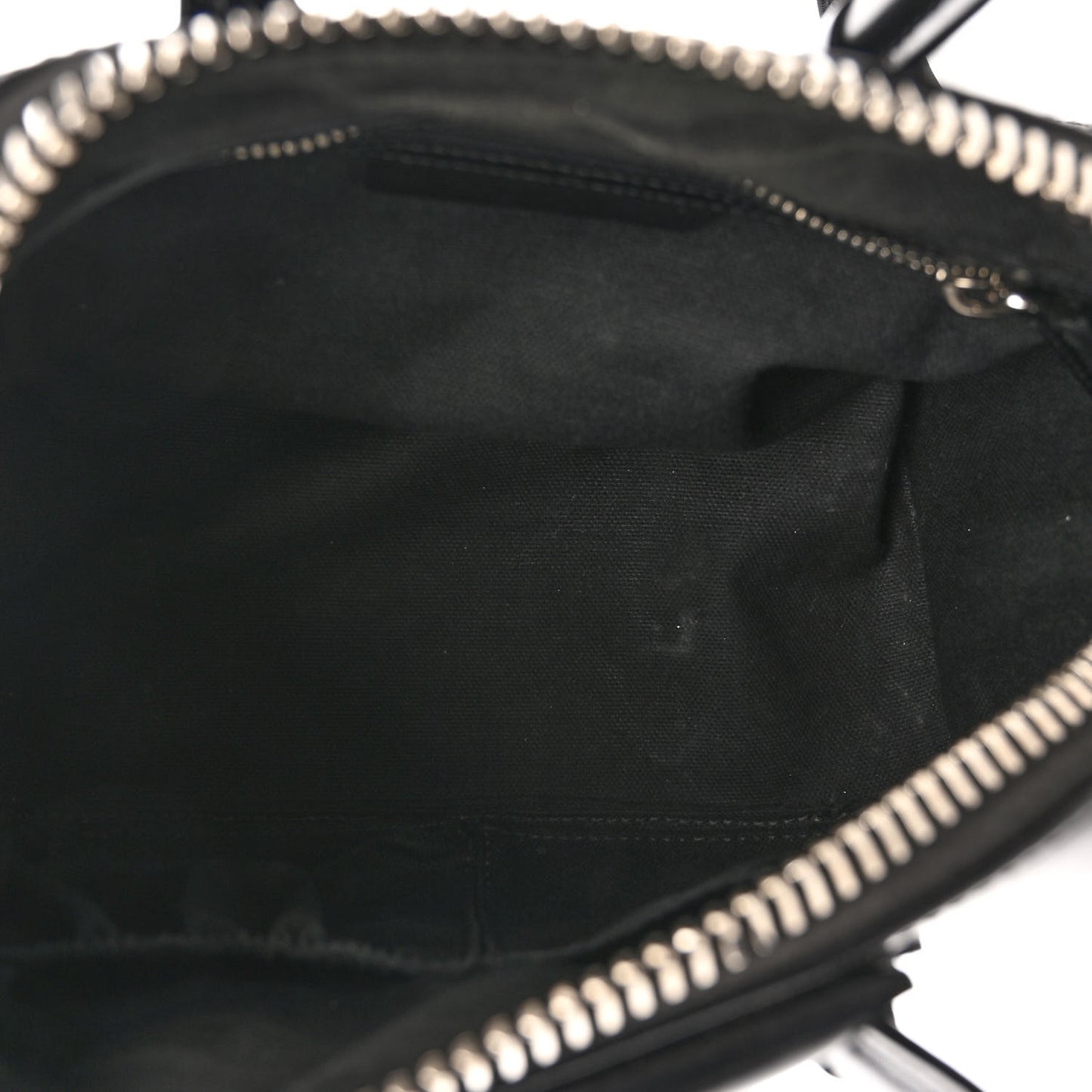 Shiny Lord Calfskin Mini Antigona Black