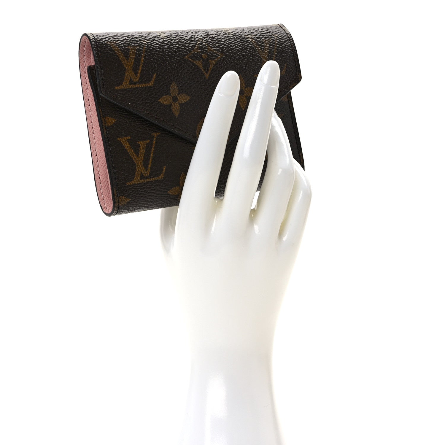 Louis Vuitton Monogram Victorine Wallet Rose Ballerine 2 of 9