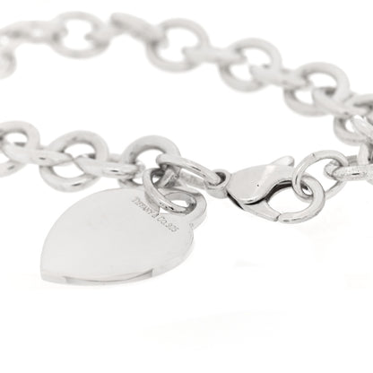 Tiffany Sterling Silver Heart Tag Charm Bracelet 3 of 3