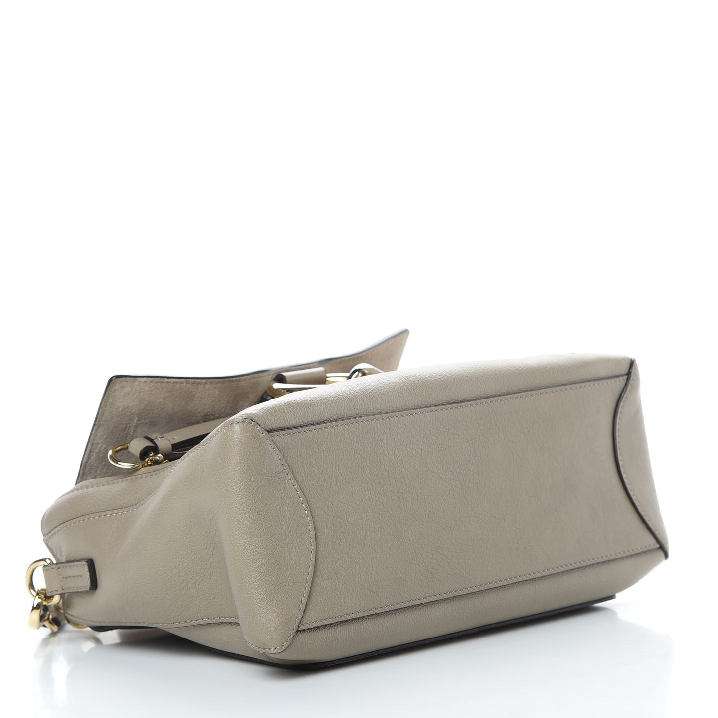 Calfskin Small Faye Day Shoulder Bag Motty Grey