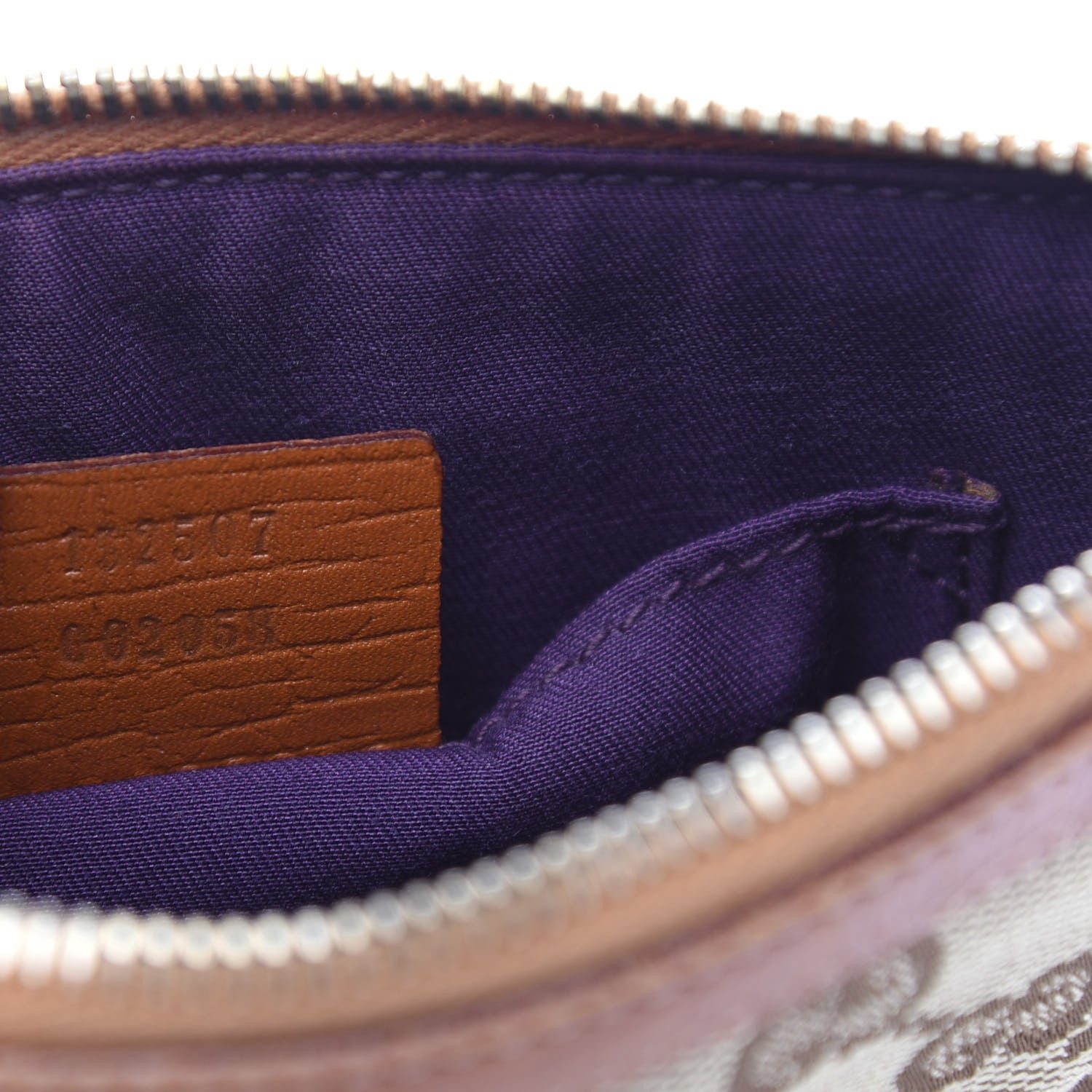 Gucci Monogram Jolicoeur Wristlet Light Brown 7 of 10