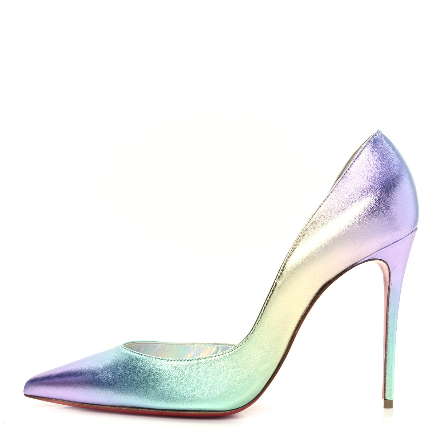 Iridescent Nappa Lam Licorne Iriza 100 Pumps 39.5 Multicolor
