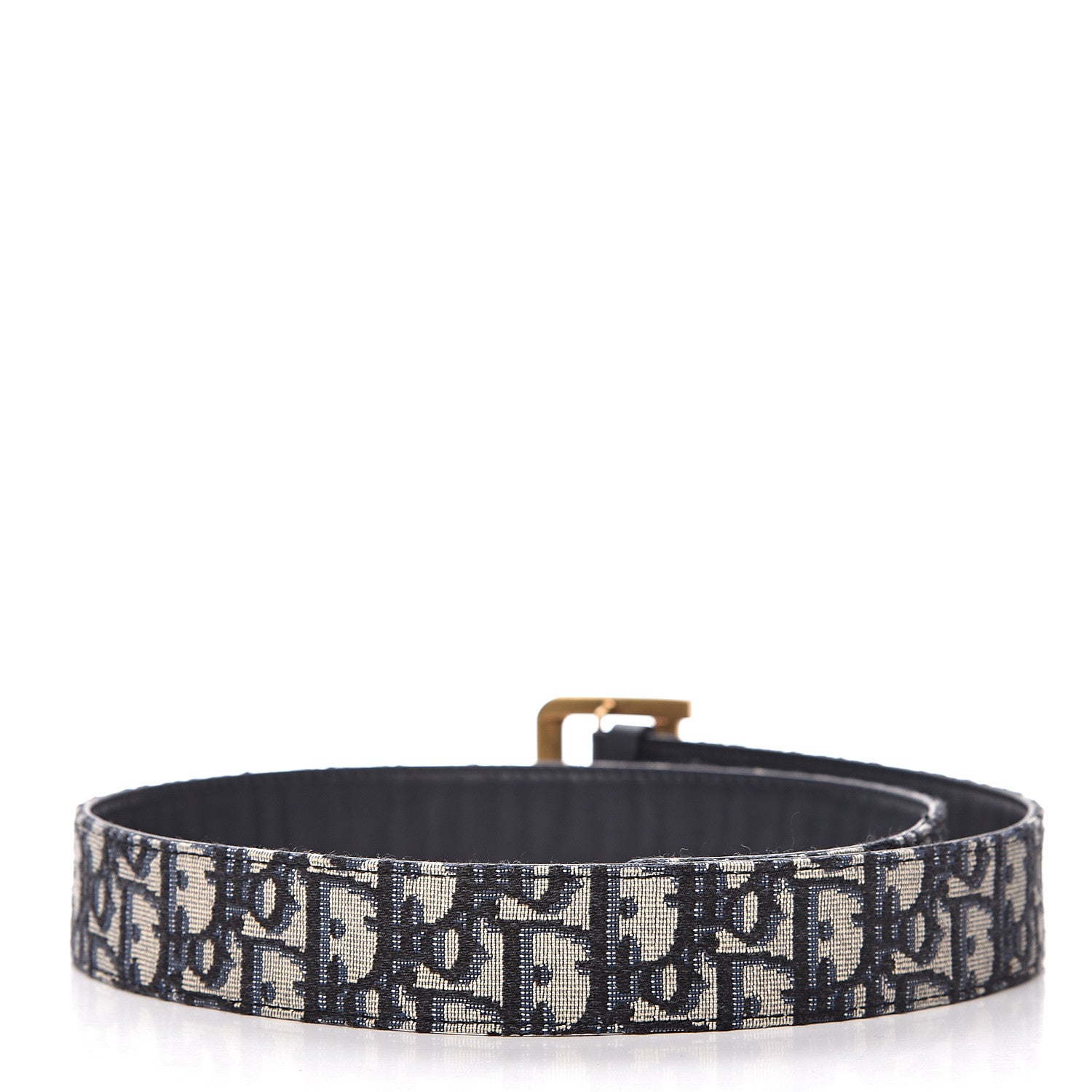 Christian Dior Oblique 35mm Diorquake Belt 85 Blue Multi 3 of 7