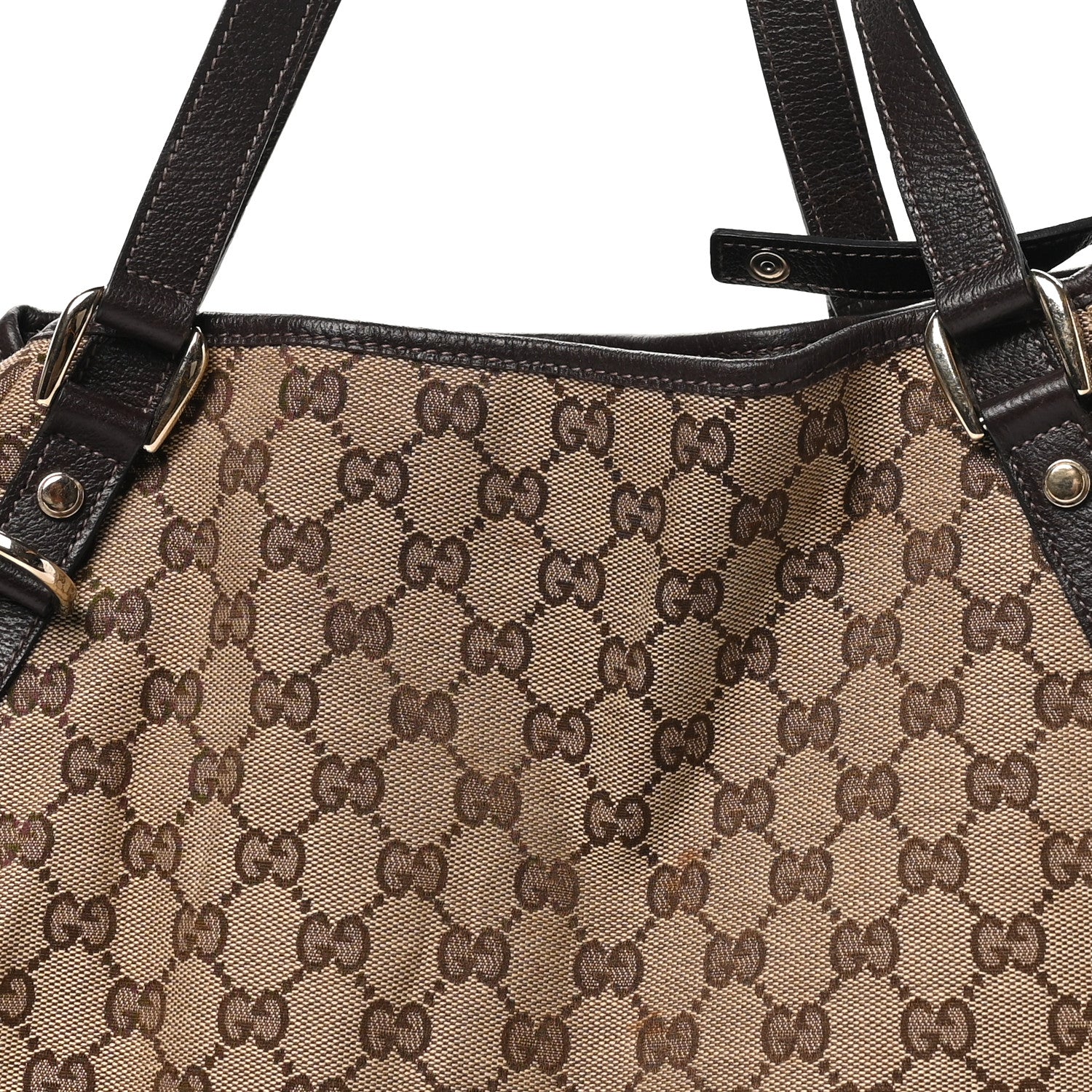 Gucci Monogram Medium Abbey Shoulder Bag Dark Brown 8 of 10
