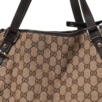 Gucci Monogram Medium Abbey Shoulder Bag Dark Brown 8 of 10
