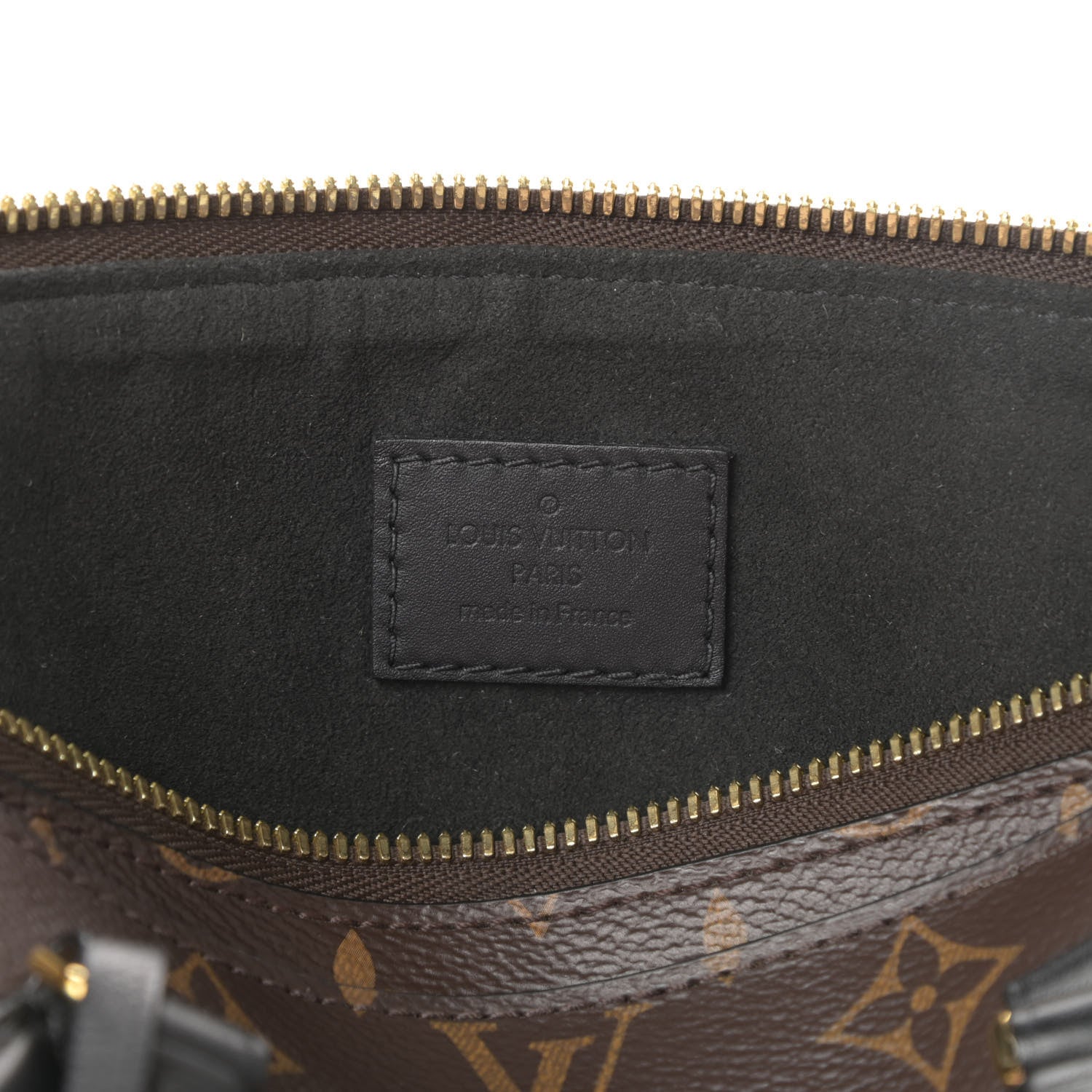 Louis Vuitton Monogram Flower Zipped Tote PM Black 6 of 11
