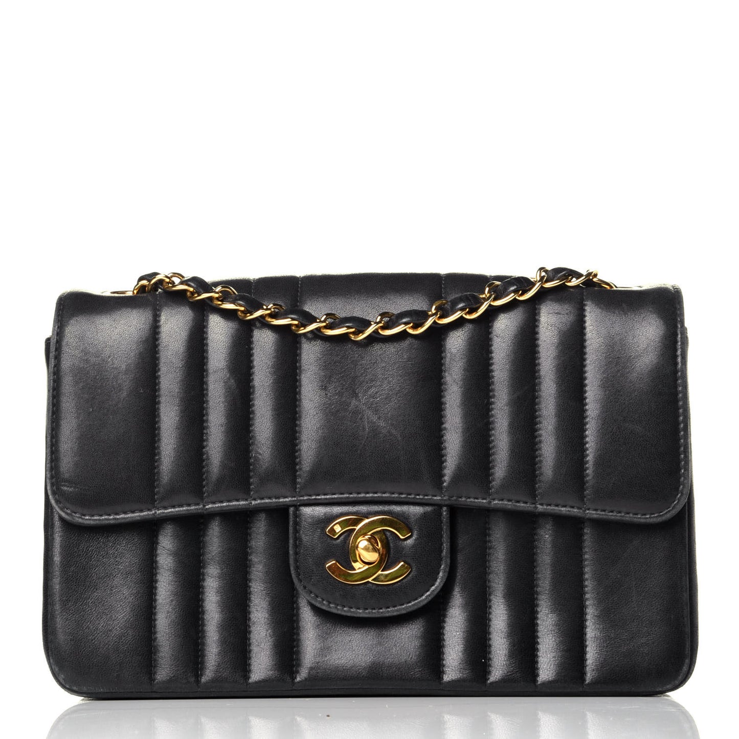 Microguccissima Medium Emily Chain Shoulder Bag Mineral Blue