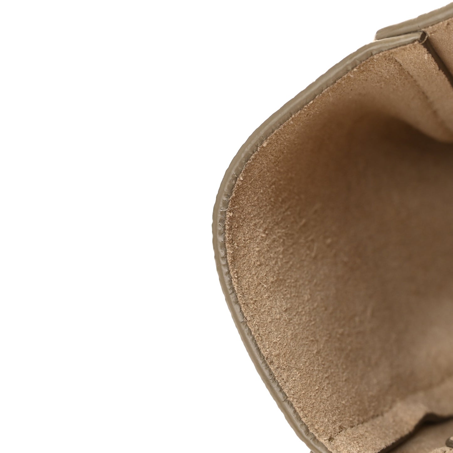 Grained Lambskin Medium Drew Shoulder Bag Abstract White