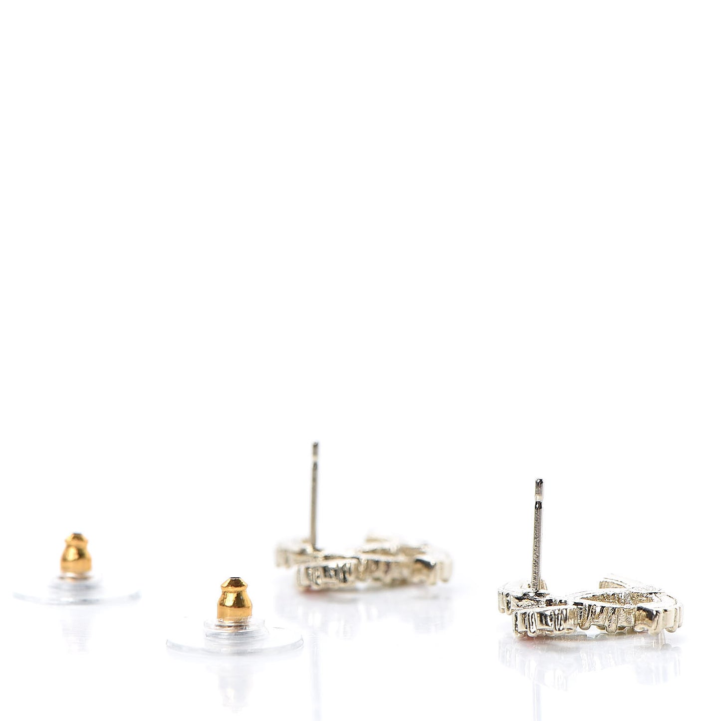 Crystal Over The Rainbow CC Earrings Gold Multicolor
