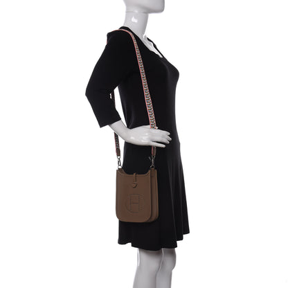 Hermes Taurillon Maurice Zigzag Evelyne TPM Beige Weimar 2 of 10
