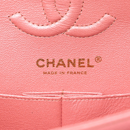 Chanel Iridescent Caviar Quilted Small Double Flap Pink 6 of 11