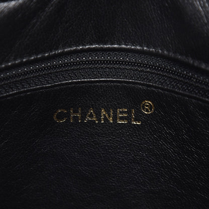 Chanel Lambskin Chevron Quilted Camera Case Black 6 of 10