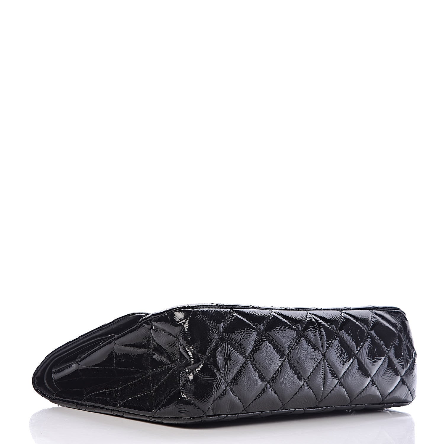 Chanel Distressed Patent Quilted 2.55 Reissue 227 Flap Black 4 of 16