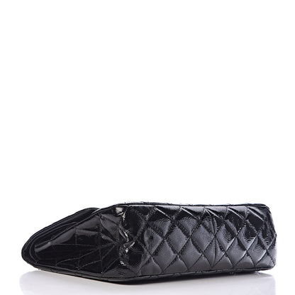 Chanel Distressed Patent Quilted 2.55 Reissue 227 Flap Black 4 of 16