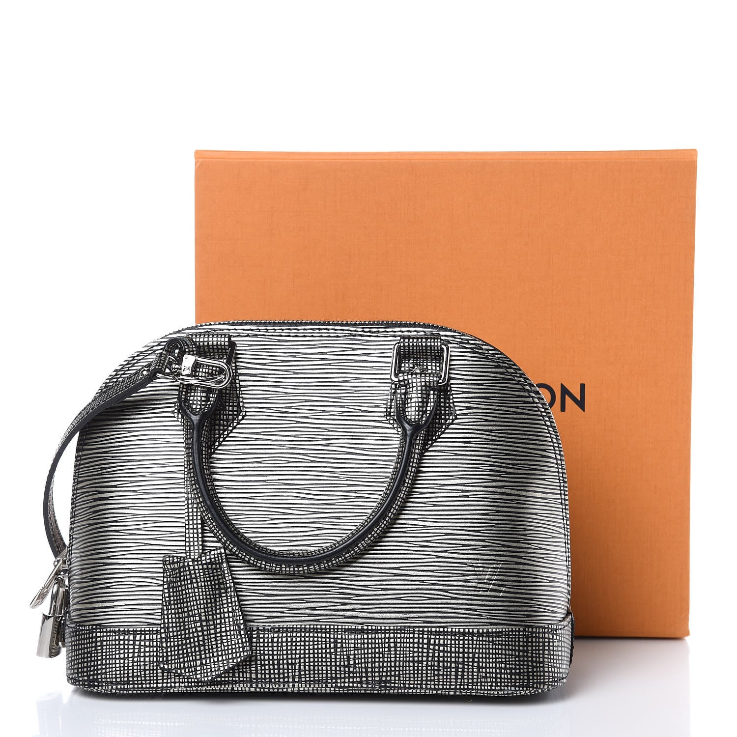 Louis Vuitton Epi Alma BB Platine 9 of 9