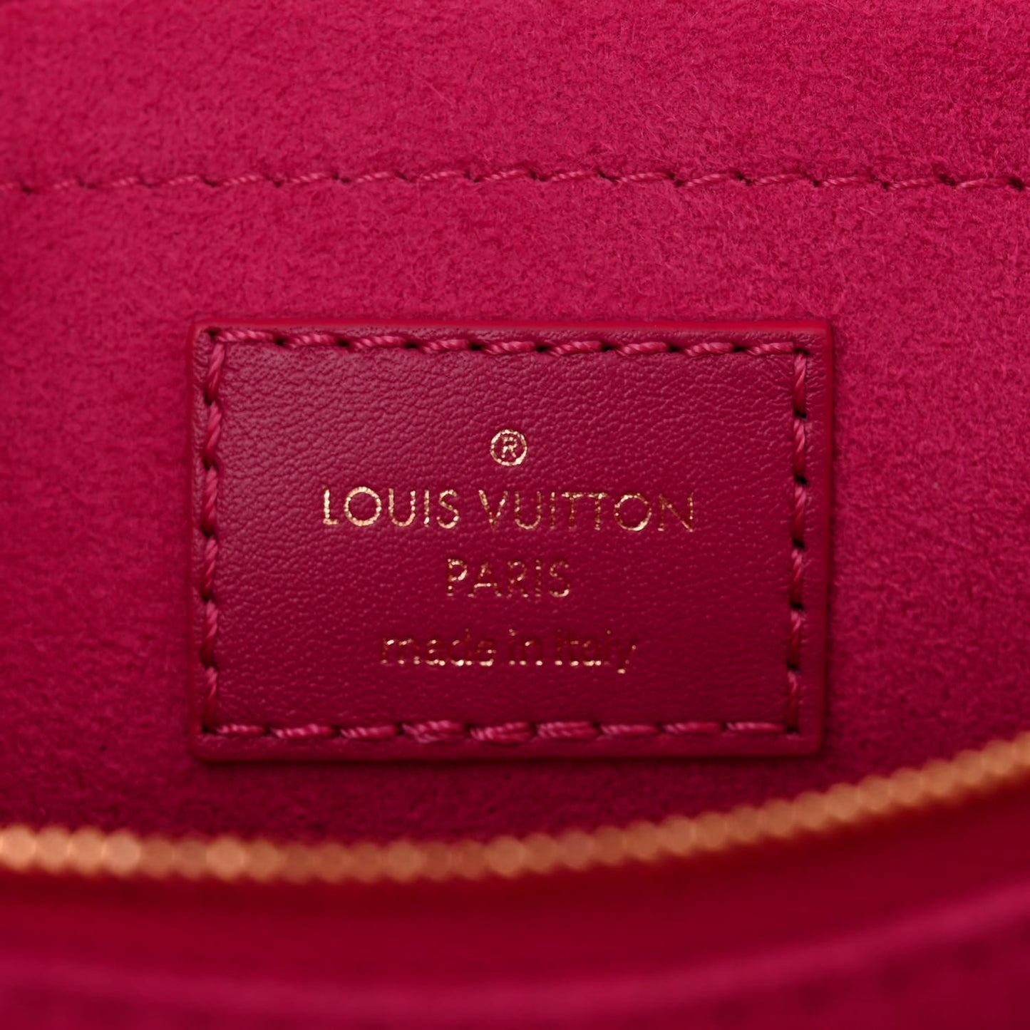 Calfskin LV New Wave Chain Bag Rose Freesia