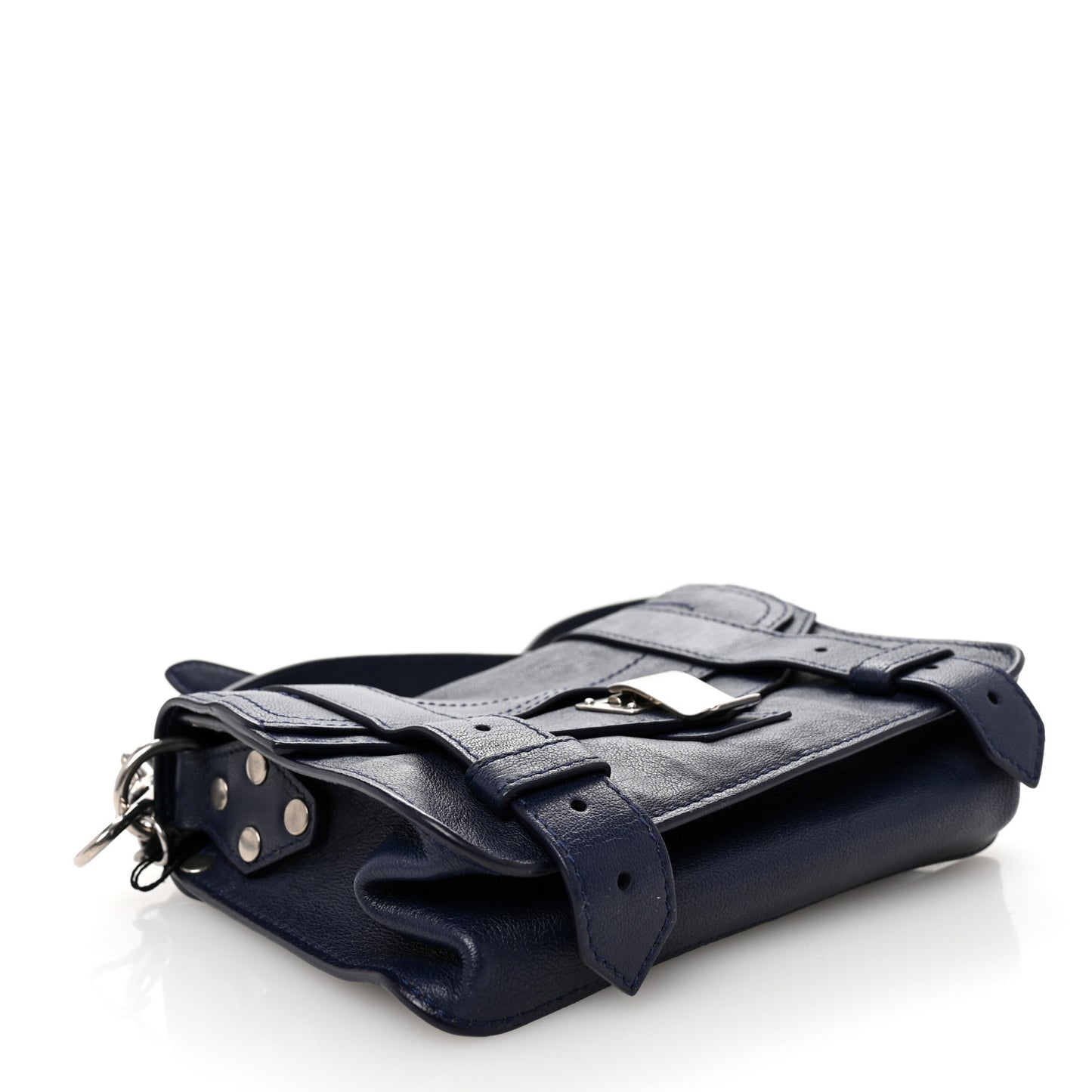 Lambskin PS1 Mini Crossbody Bag Indigo