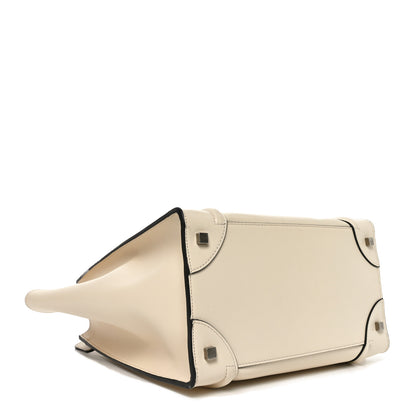 Celine Smooth Calfskin Mini Luggage Cream 4 of 9