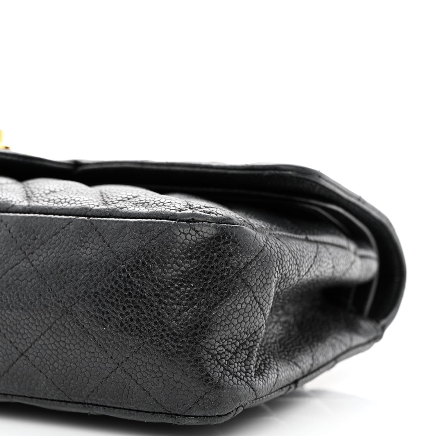 Chanel Caviar Quilted Medium Double Flap Black 10 of 16
