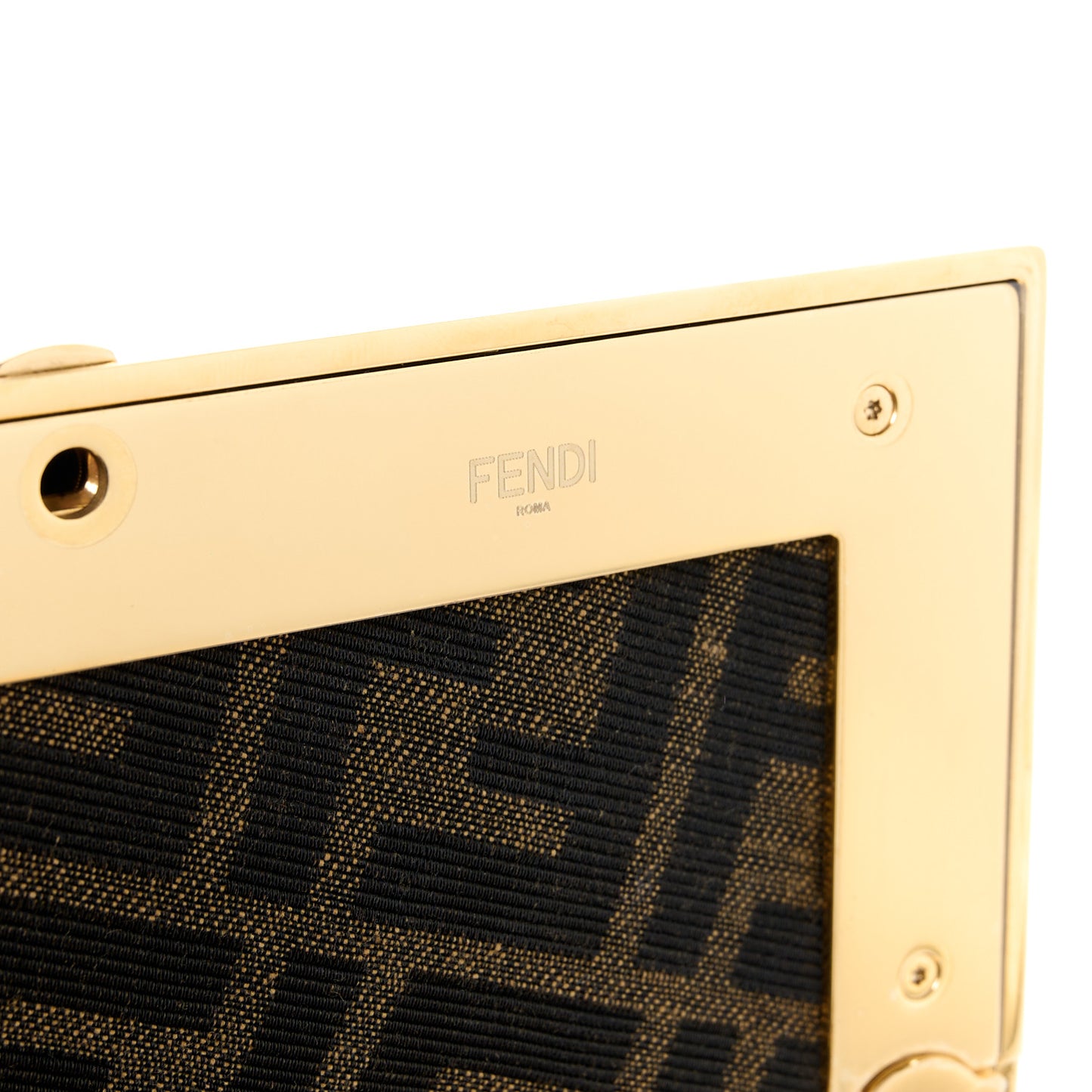 Shiny Nappa Midi Fendi First White