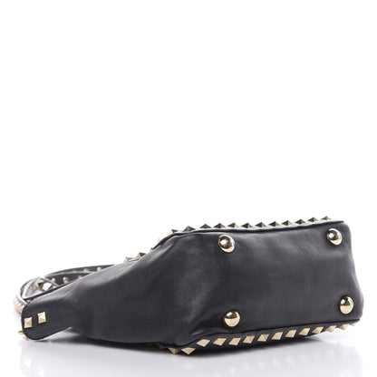 Valentino Garavani Vitello Mini Rockstud Tote Black 4 of 18