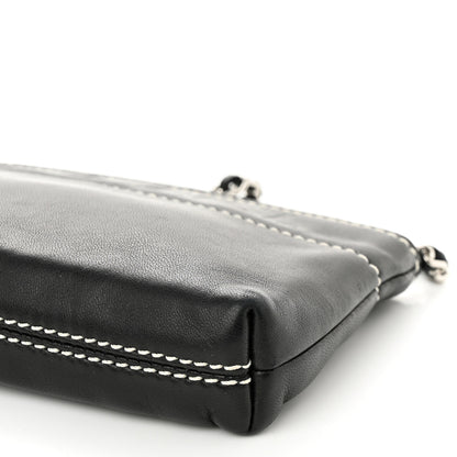 Chanel Lambskin Lax Pochette Black 10 of 10