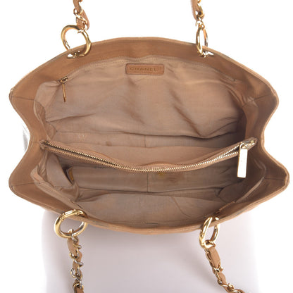 Chanel Caviar Quilted Grand Shopping Tote GST Beige 5 of 26