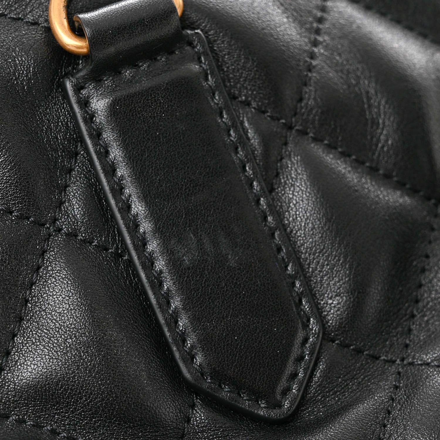 Saint Laurent Calfskin Quilted ES Giant Travel Bag Black 10 of 10